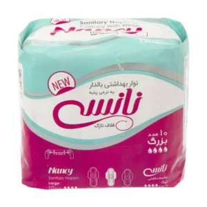 نوار بهداشتی نانسی مدل Thin Fluff Overnight بسته 10 عددی