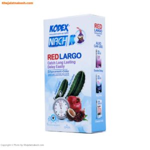 کاندوم ناچ کدکس مدل Red LARGO بسته 12 عددی